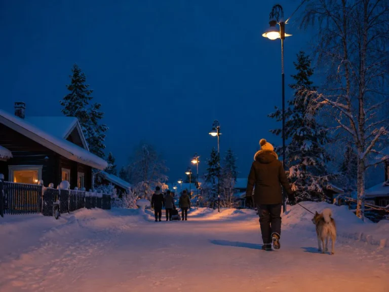 noc polarna w finlandii
